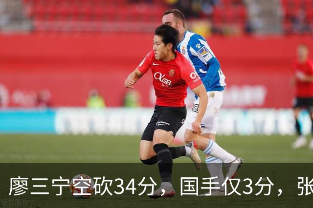 廖三宁空砍34分，国手仅3分，张镇麟28分大胜对手